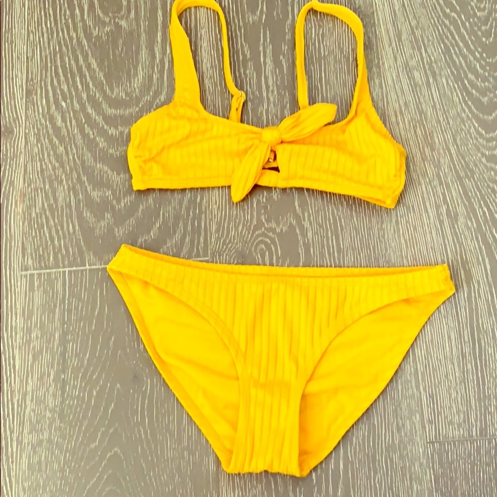 Yellow bikini